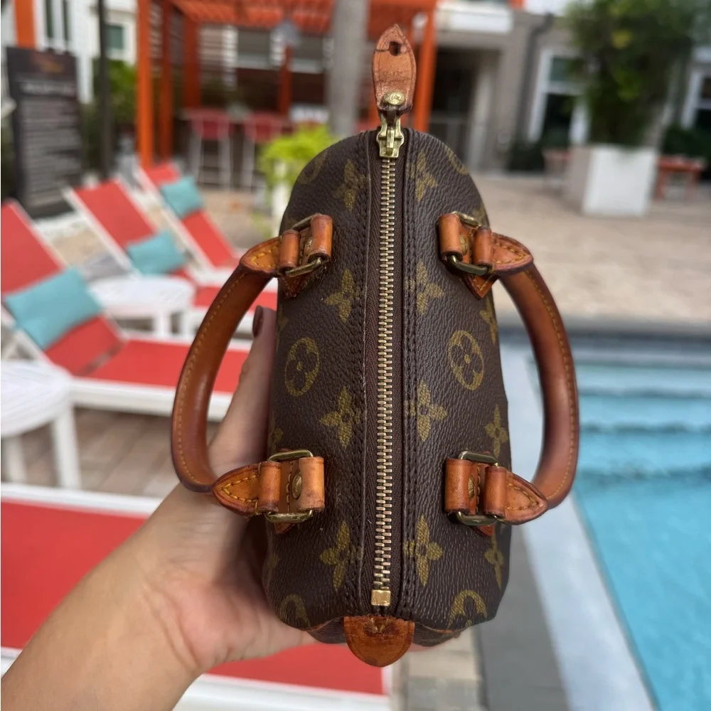 LV Louis Vuitton Speedy Nano, Mini Speedy, with COA - Picture 7 of 14